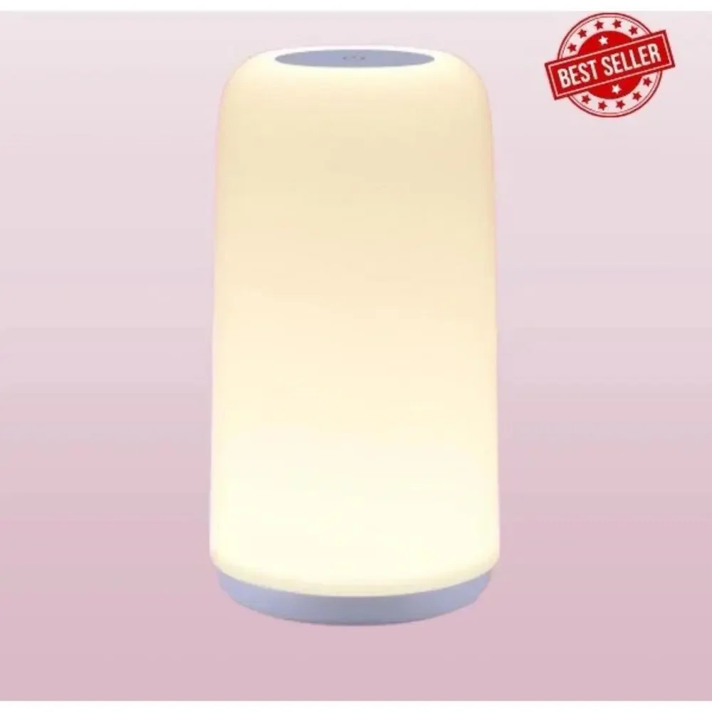 Touch Bedside Table Lamp, [Sleek Design & RGB Mode] 3 Way Dimmable new‎